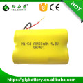 Fornecimento de fábrica de Guangzhou recarga ni-cd aa 700 mah 4.8 v bateria